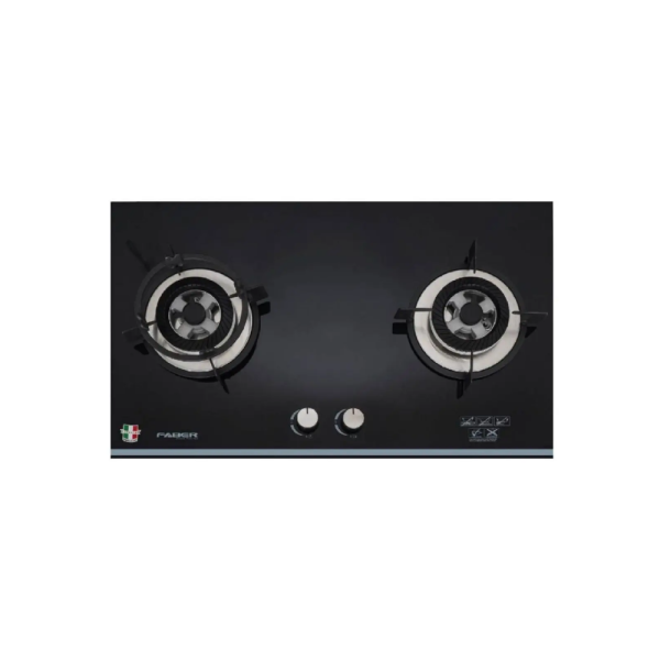 Faber FBR-PRESTO2B/76BK Built-In Glass Hob